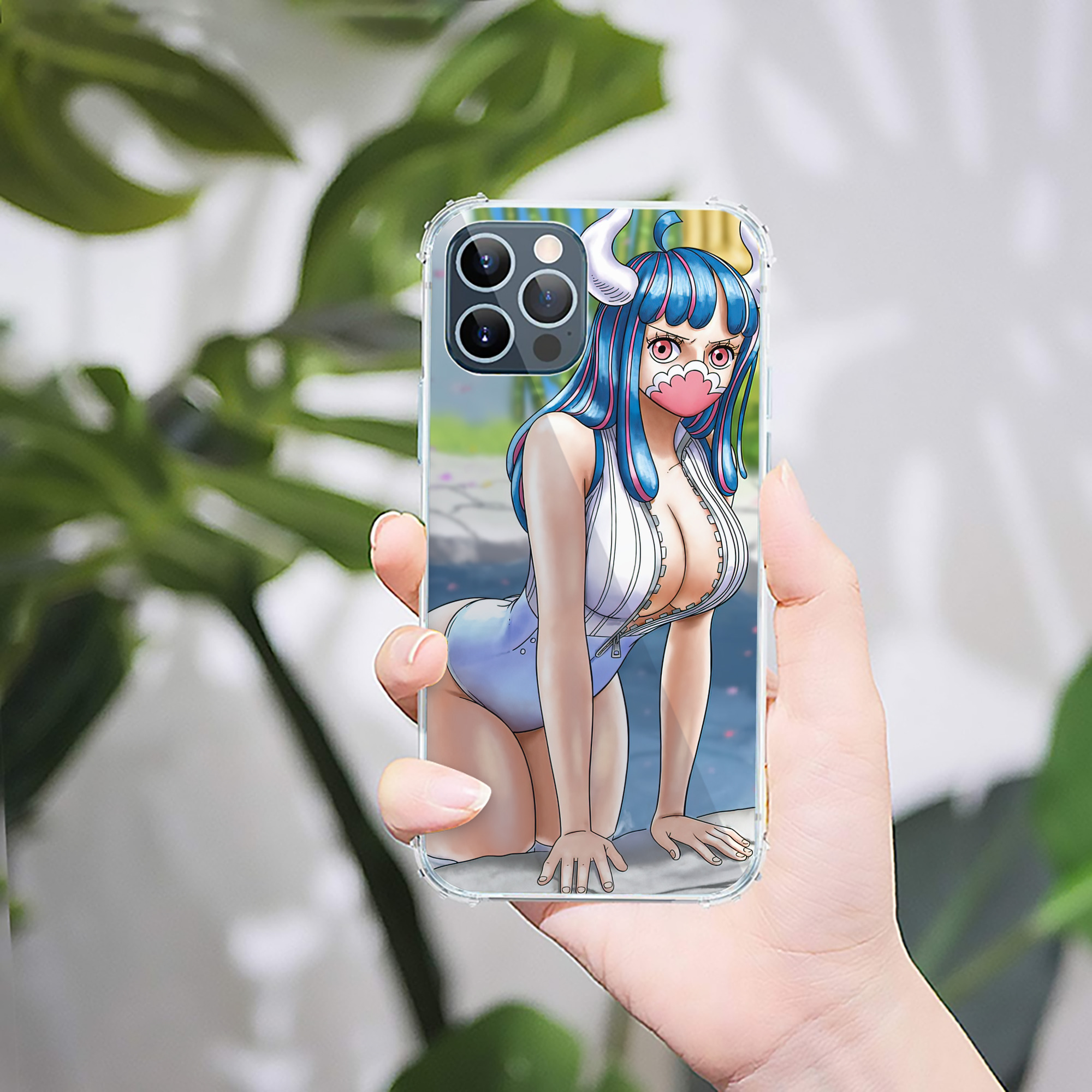 （画像用） ワンピース ONE PIECE 【iPhone 12シリーズ対応】透明スマホケース（クリアソフトケース）